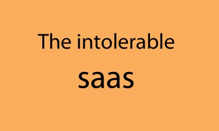 The intolerable saas
