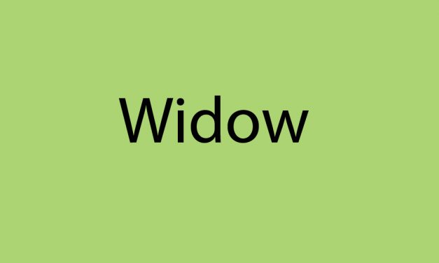 Widow