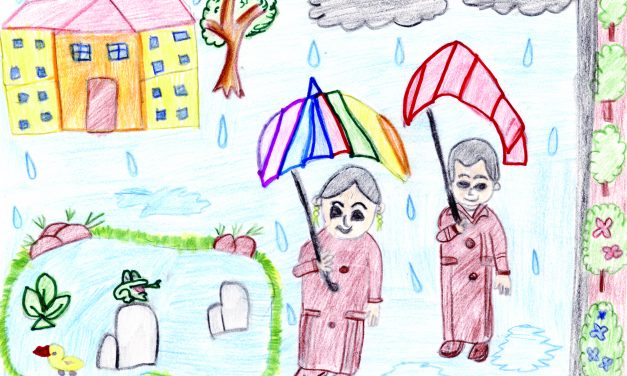 A monsoon scene