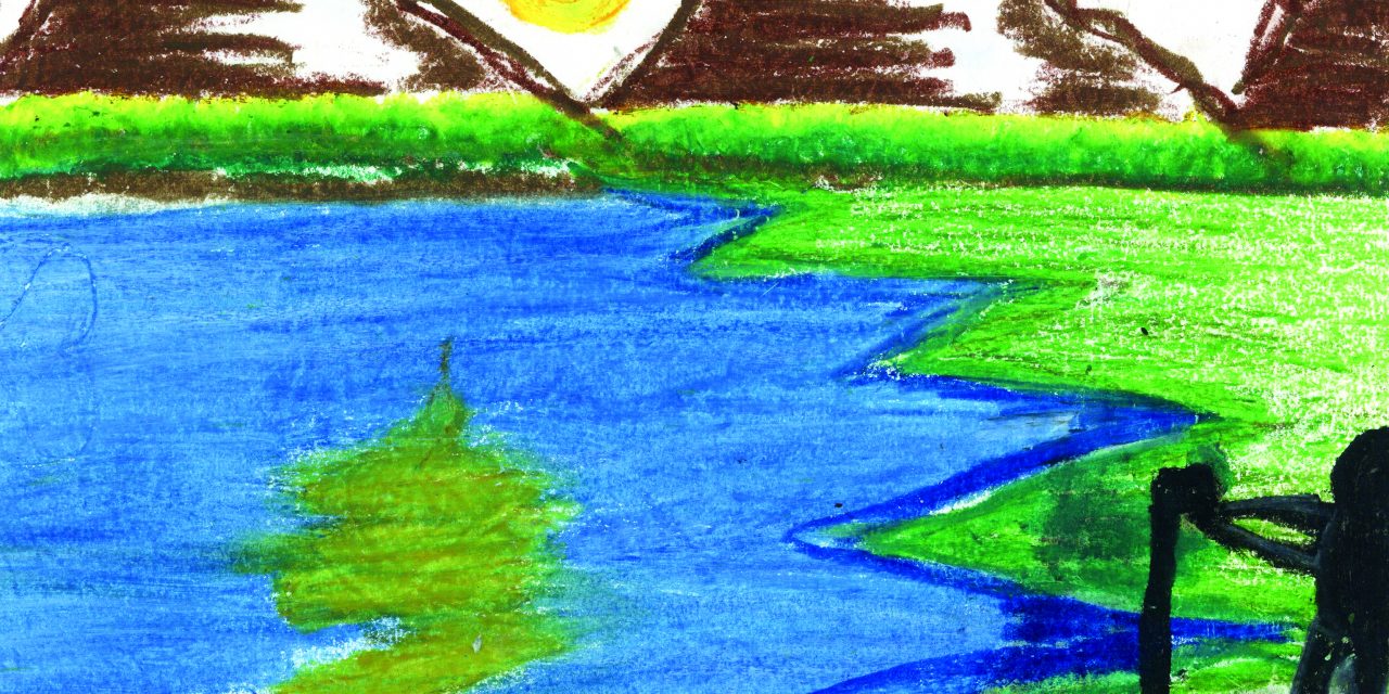 Blue, Green and Brown