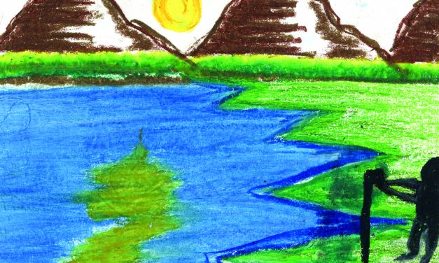 Blue, Green and Brown