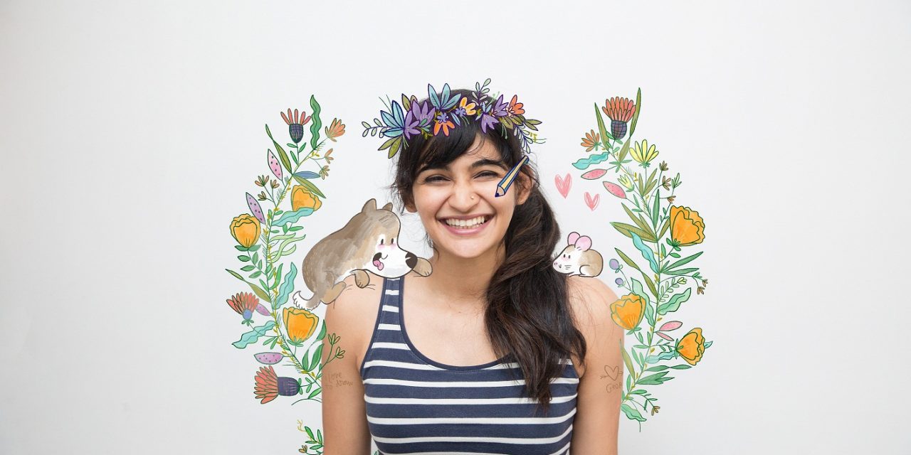 Spreading happiness through illustrations