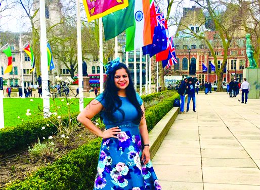 Goan girl at Commonwealth Day service