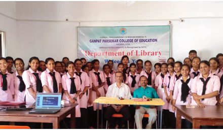 Book talk organised by Parsekar College