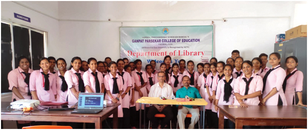 Book talk organised by Parsekar College