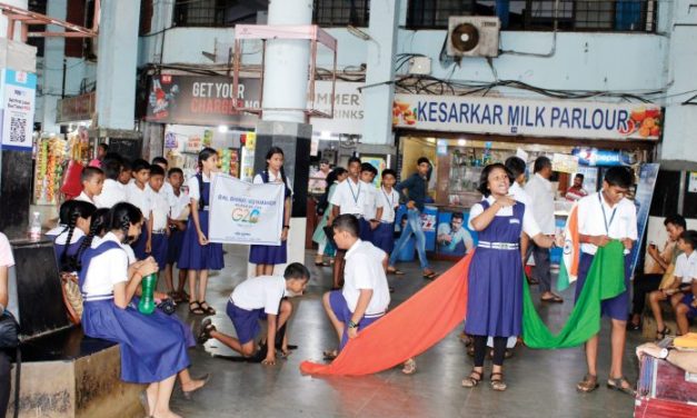 BBV students perform street act on G20 Summit