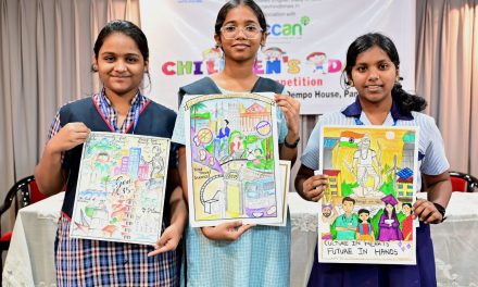 A glimpse into the Children’s Day Art Competition of The Navhind Times